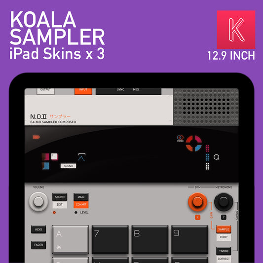 Koala Sampler N.O. II Skins #4 - 3 Pack - 12.9" iPad