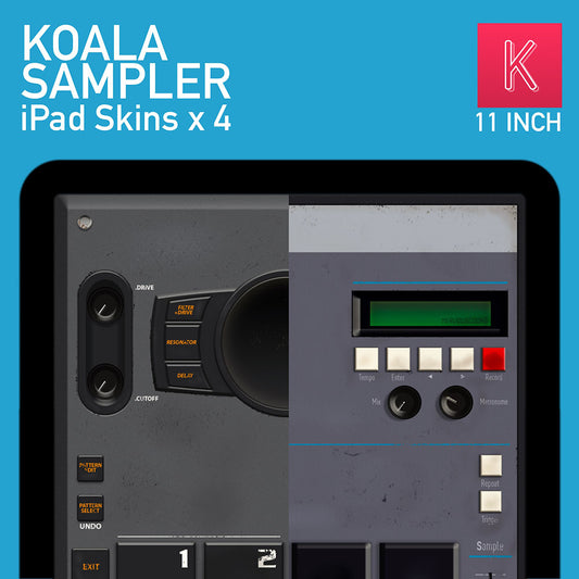 Koala Sampler NP Skins #2 - 4 Pack - 11" iPad