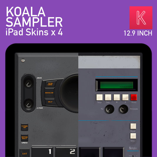 Koala Sampler NP Skins #2 - 4 Pack - 12.9" iPad